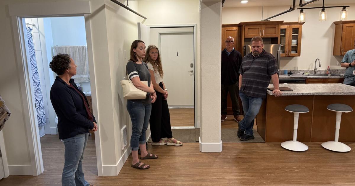 Officials tour downtown Tillamook apartments
