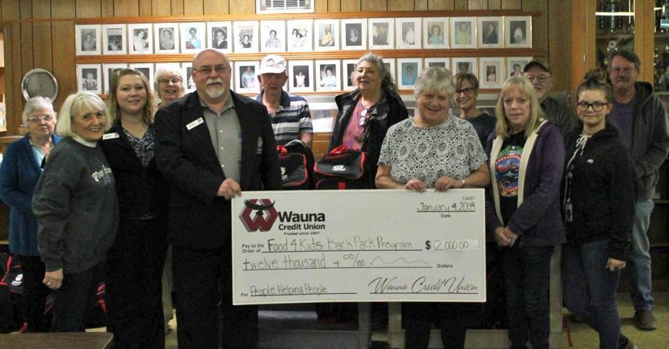 Wauna Credit Union supports Backpack program News