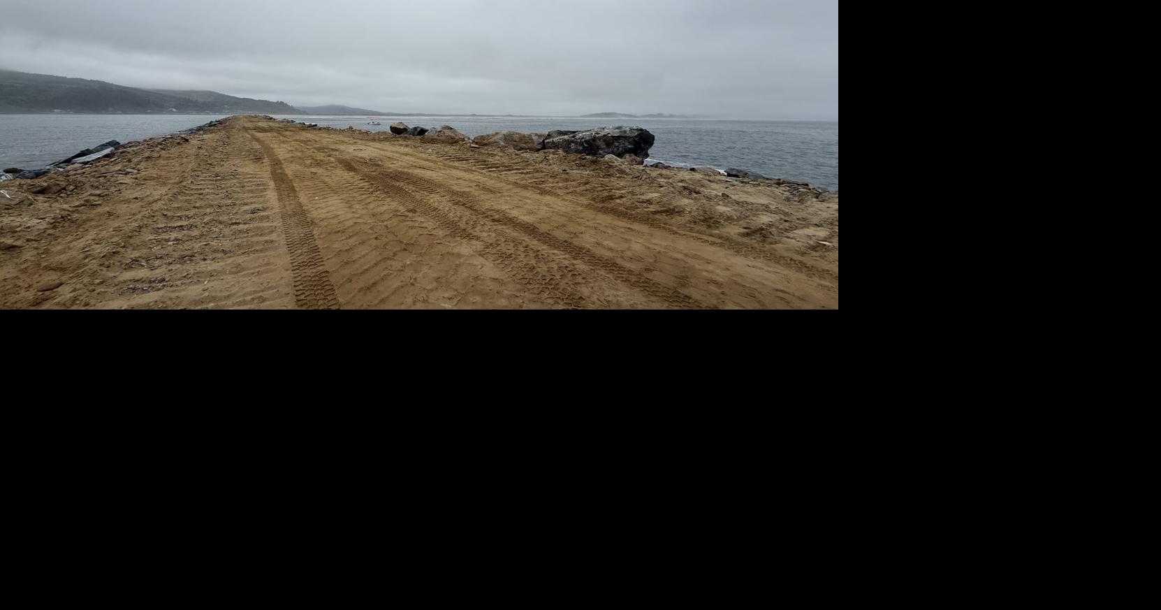 Jetty repair in home stretch