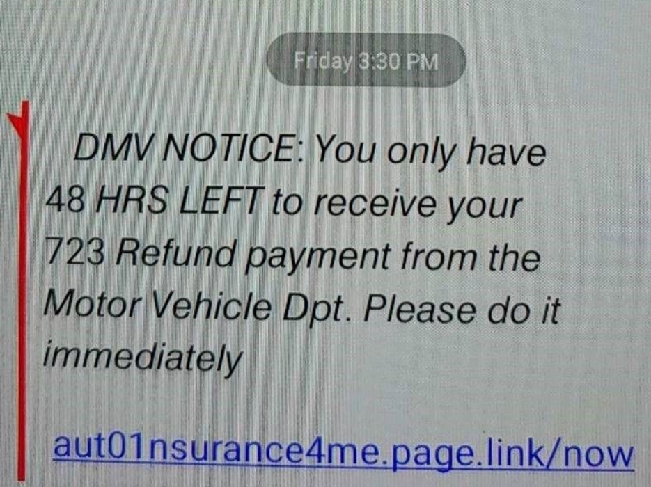 Dont Be Fooled Oregon DMV warns of new text scam News tillamookheadlightherald photo