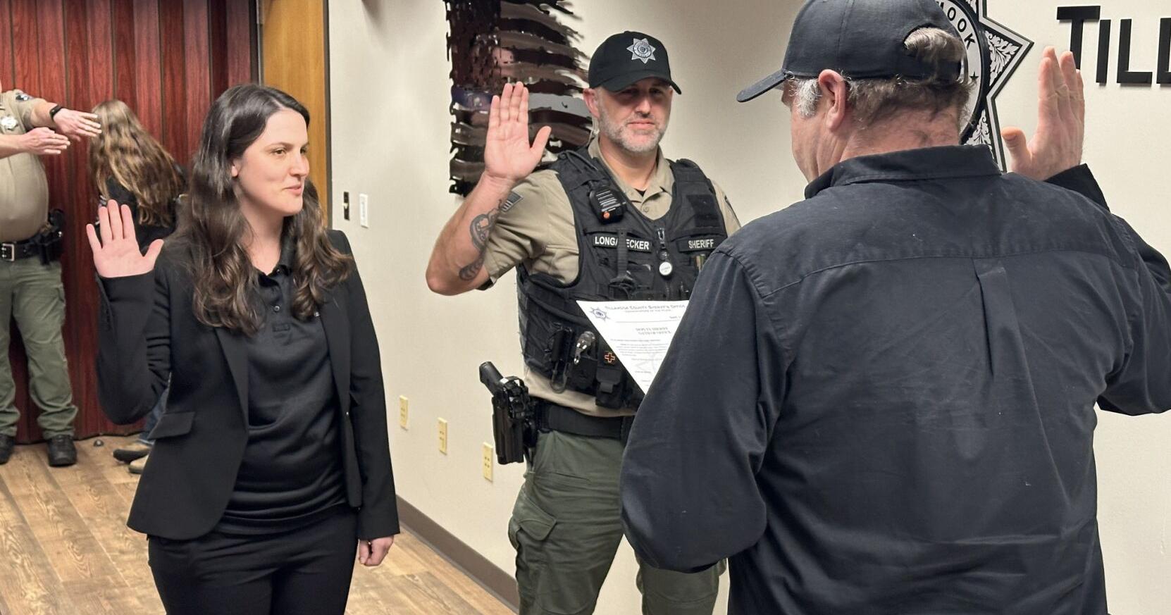 TCSO swears in 2 new deputies - Vimarsana News