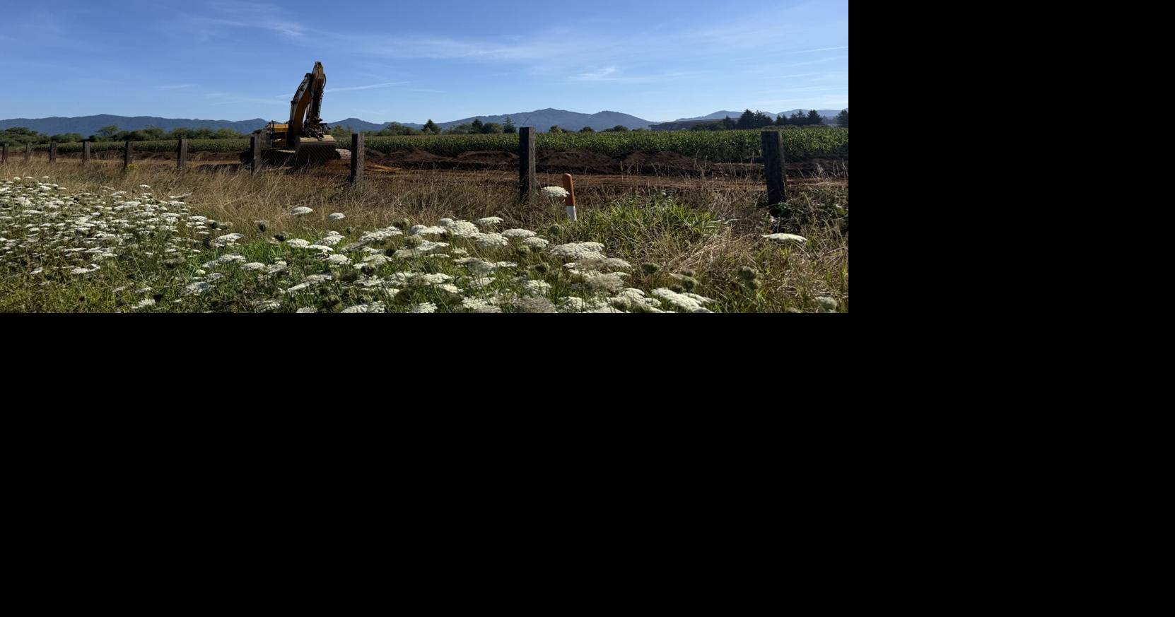 Tillamook water mainline halfway complete
