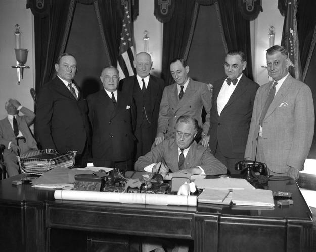 President Franklin D. Roosevelt - Public Works Bill