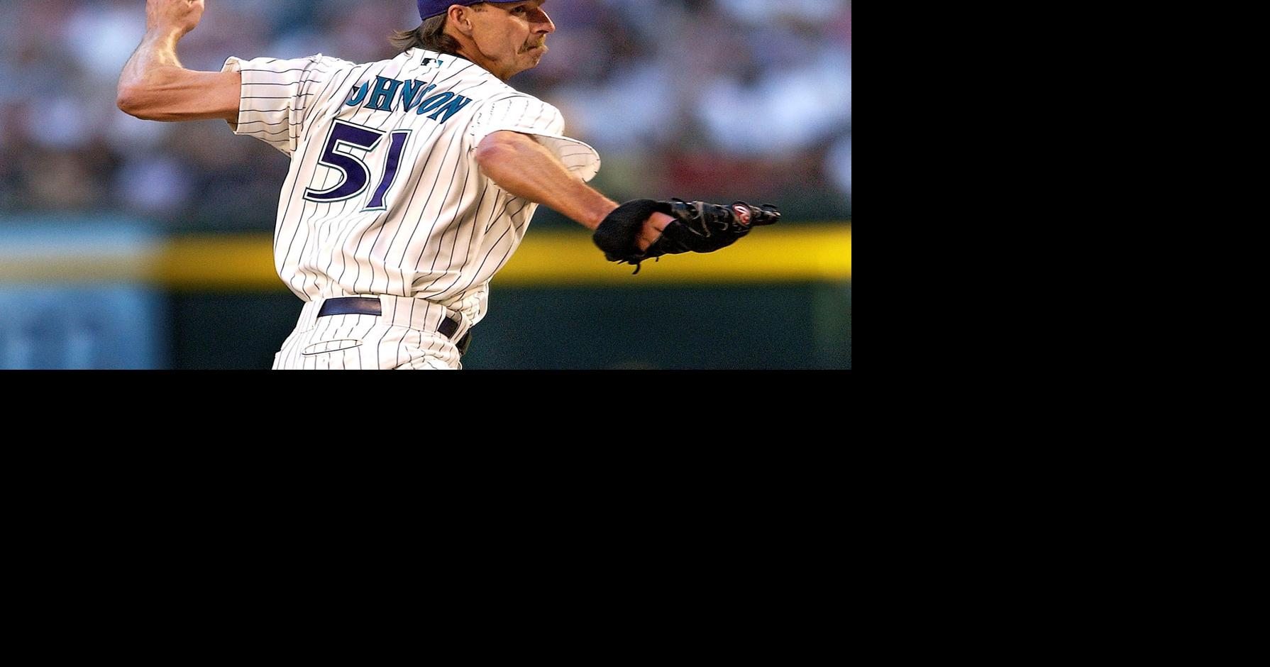 Today in sports history Randy Johnson 4th pitcher to record