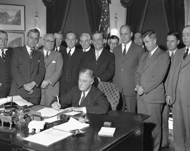 President Franklin D. Roosevelt - Farm Relief Bill