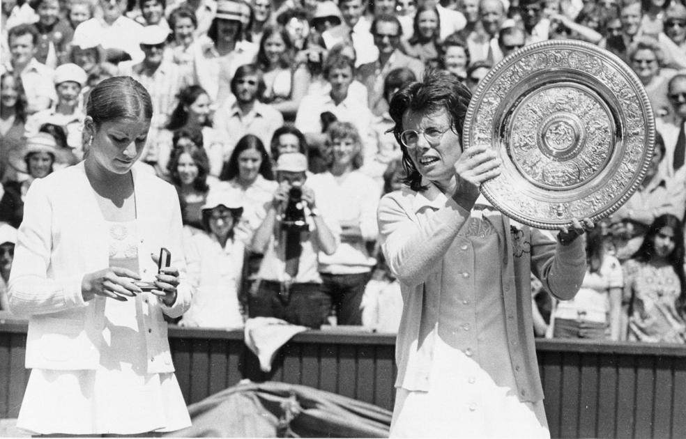 Today in sports history Billie Jean King wins first allAmerican women's final in Wimbledon Today in sports history Billie Jean King wins first allAmerican women's final in Wimbledon