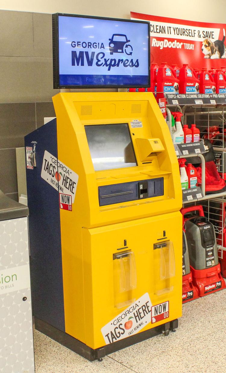 New tag renewal kiosk at Senoia Publix News