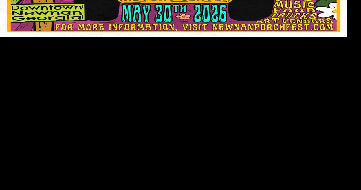 Newnan Porchfest 2026 banner