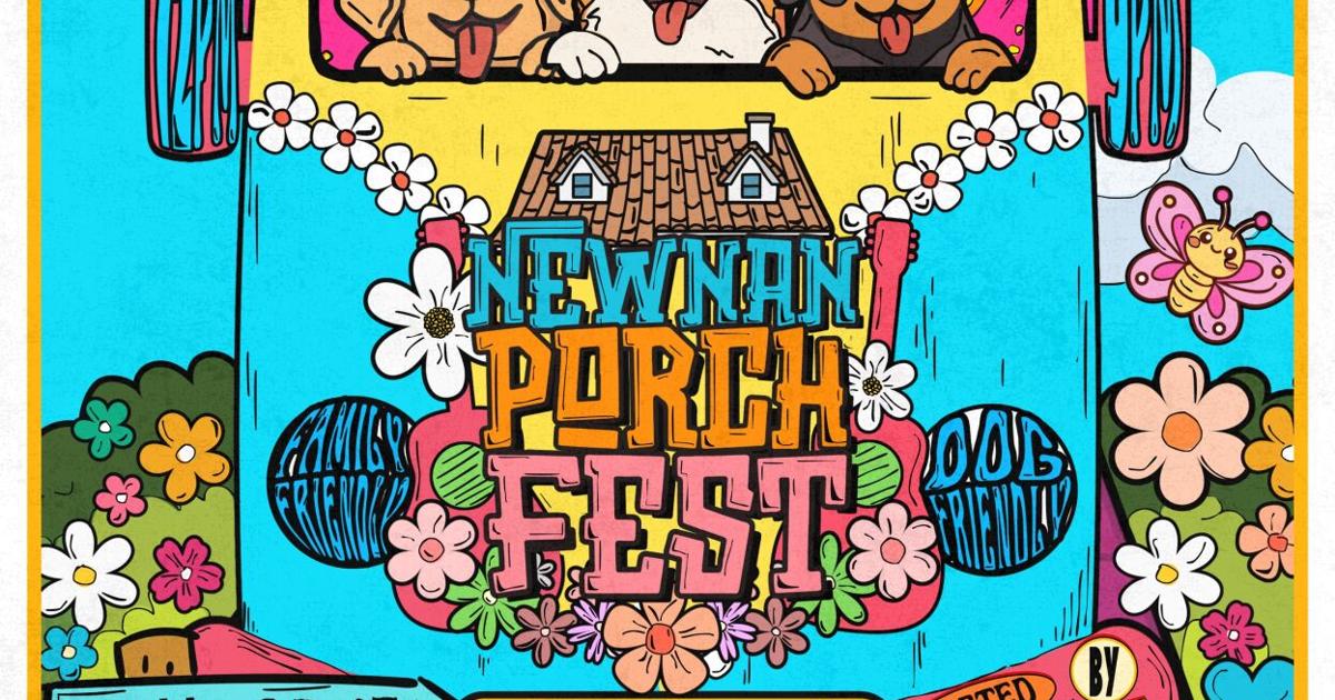 Newnan Porchfest 2026 banner