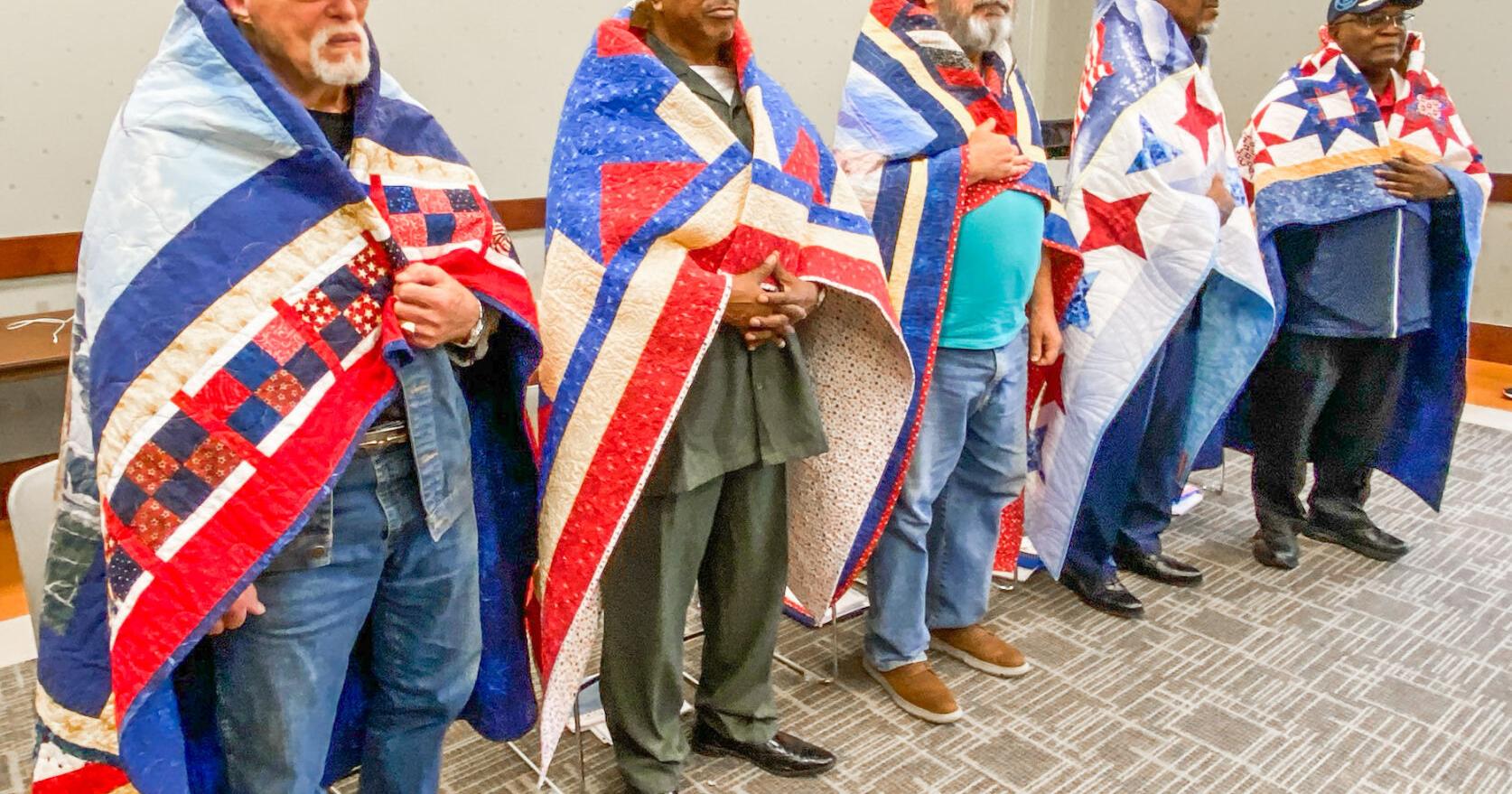 Coweta Quilts of Valor honors area veterans - Vimarsana News