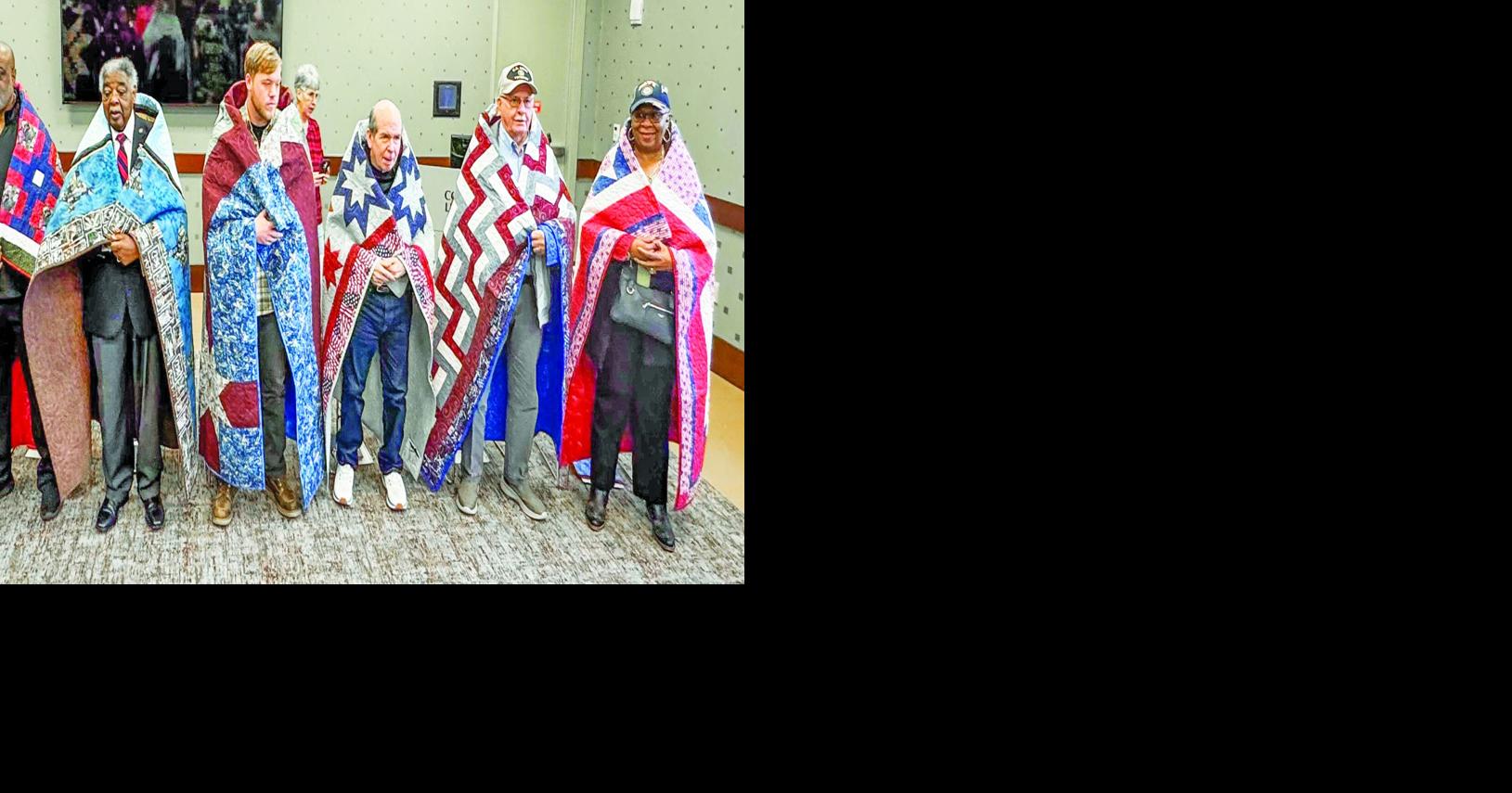 Local Veterans honored with Quilts of Valor at Newnan Central Library