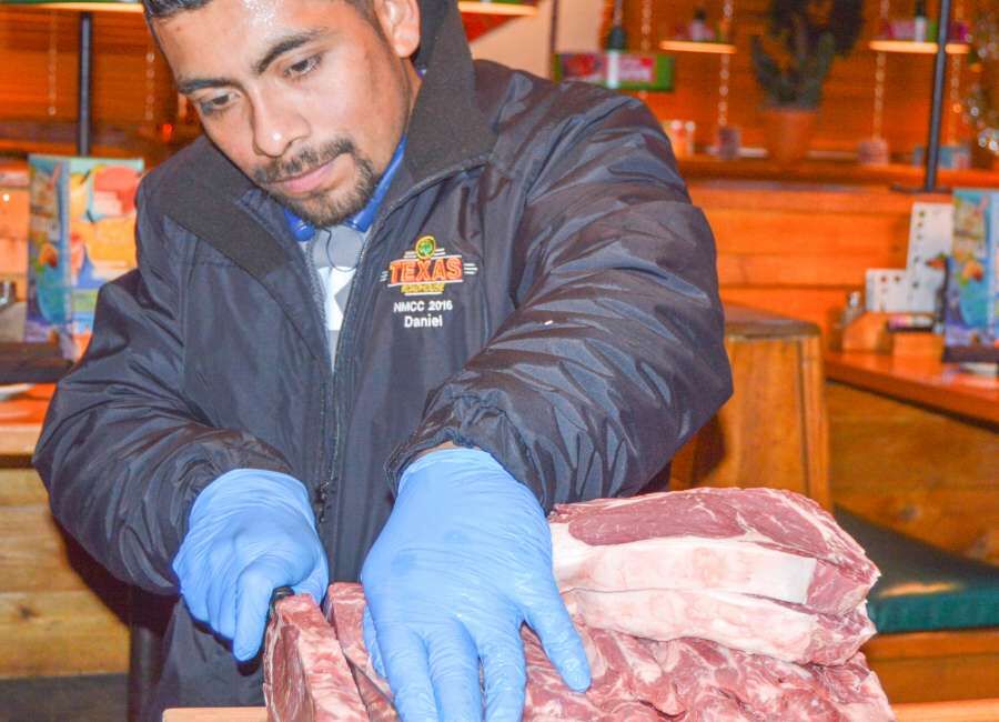 Texas Roadhouse butchers compete in regional meat cutting content