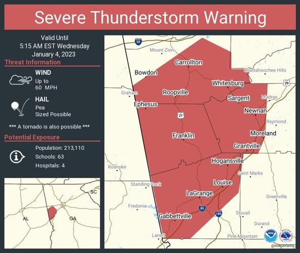 Update NWS confirms tornado strike in Coweta Local News times