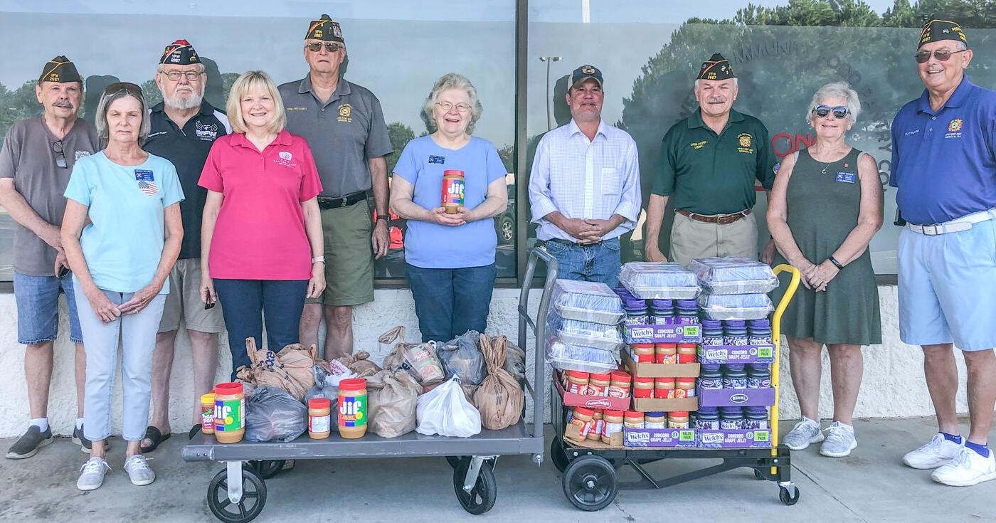 VFW delivers monthly peanut butter donation - Vimarsana News