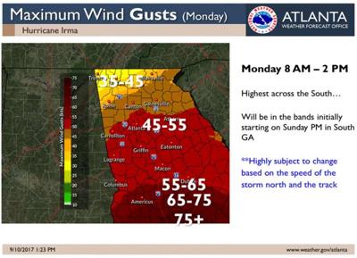 Irma prompts 1st ever tropical storm warning for Atlanta | Local News ...
