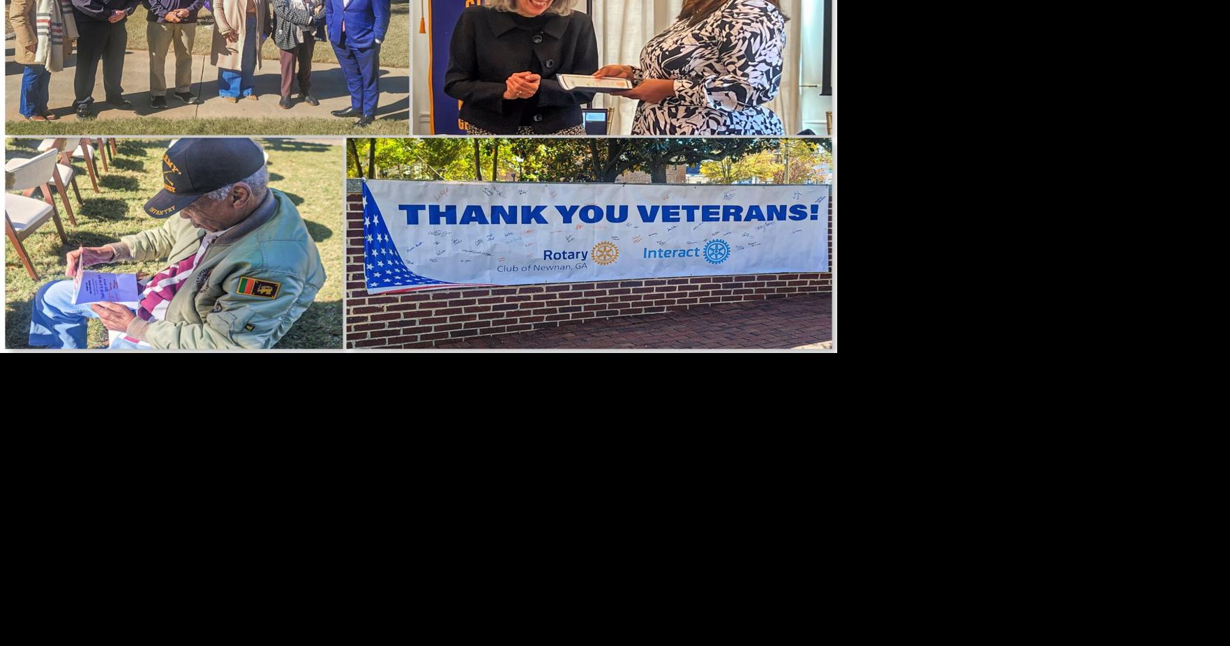 Rotary honors veterans with keynote, student-led service project