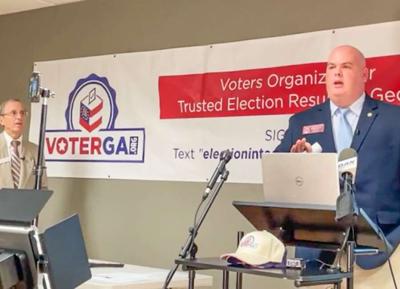 Singleton, voting organization file suit over voting machines