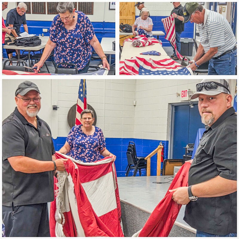 Nearly 1,000 flags collected for retirement during Flag Day ceremony