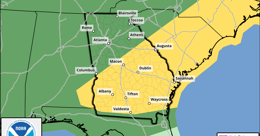 Severe storms possible across Georgia this weekend | | times-herald.com