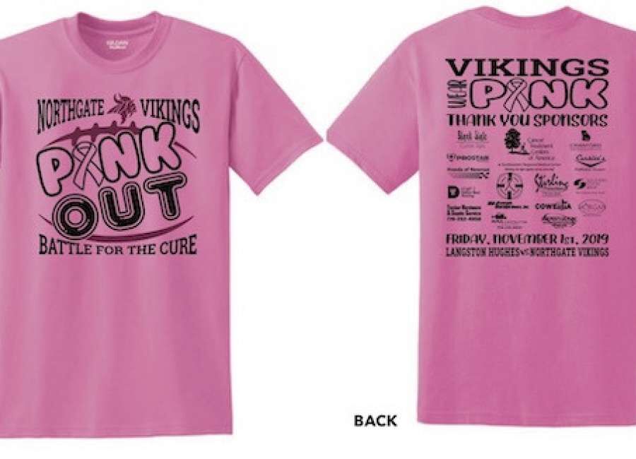 Vikings honors breast cancer with pink shirts available for pink