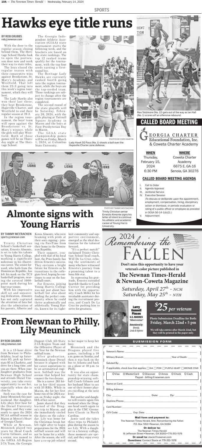 Page A10 The Newnan TimesHerald