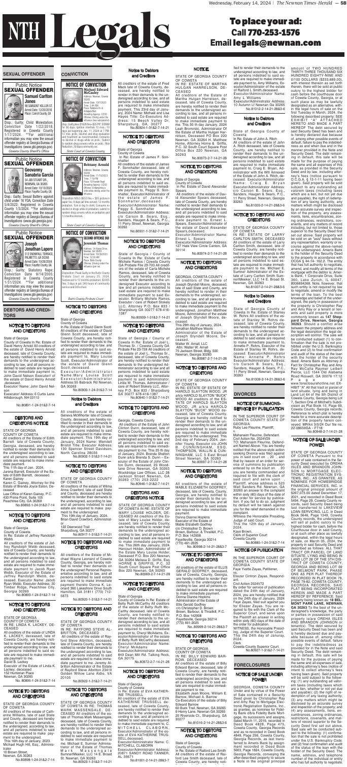 Page B05 The Newnan TimesHerald