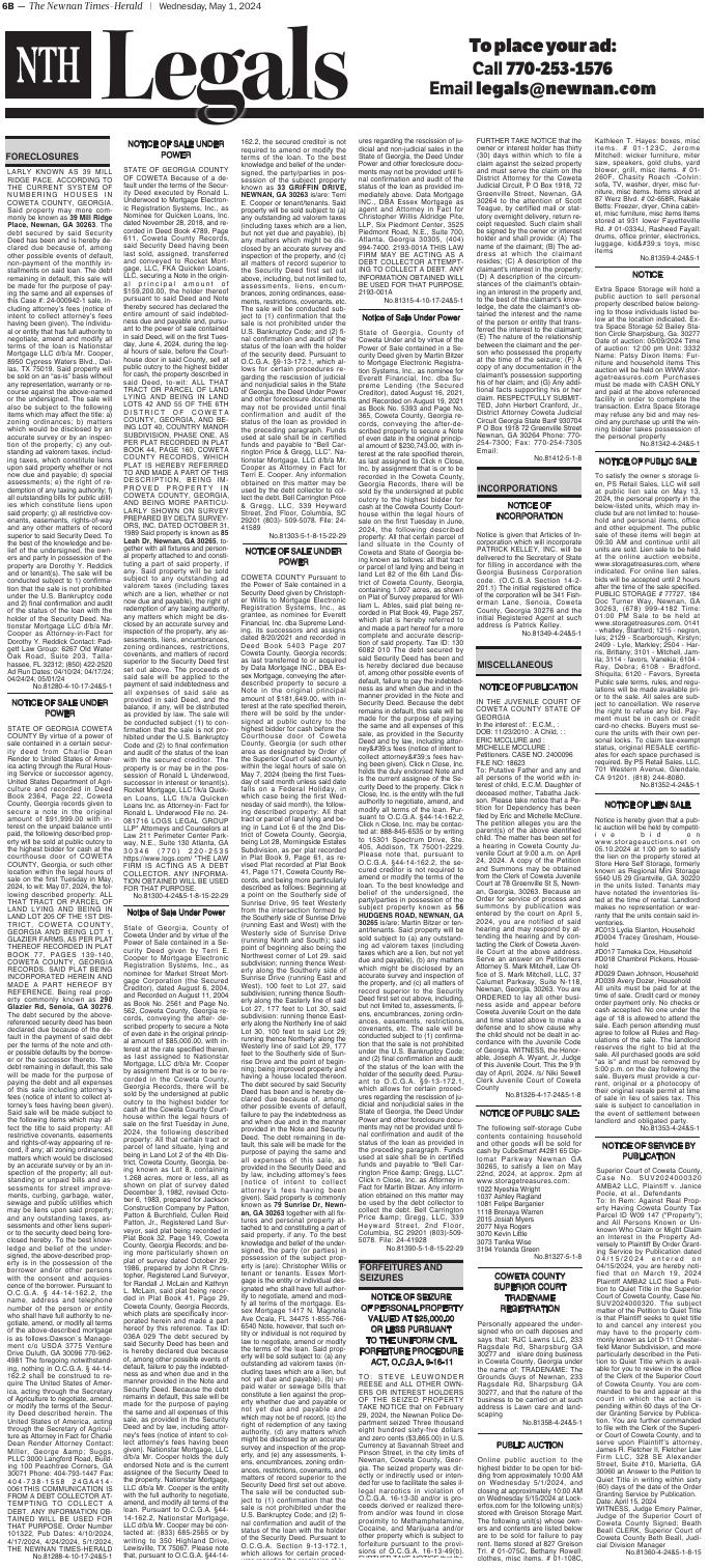 Page B06 The Newnan TimesHerald