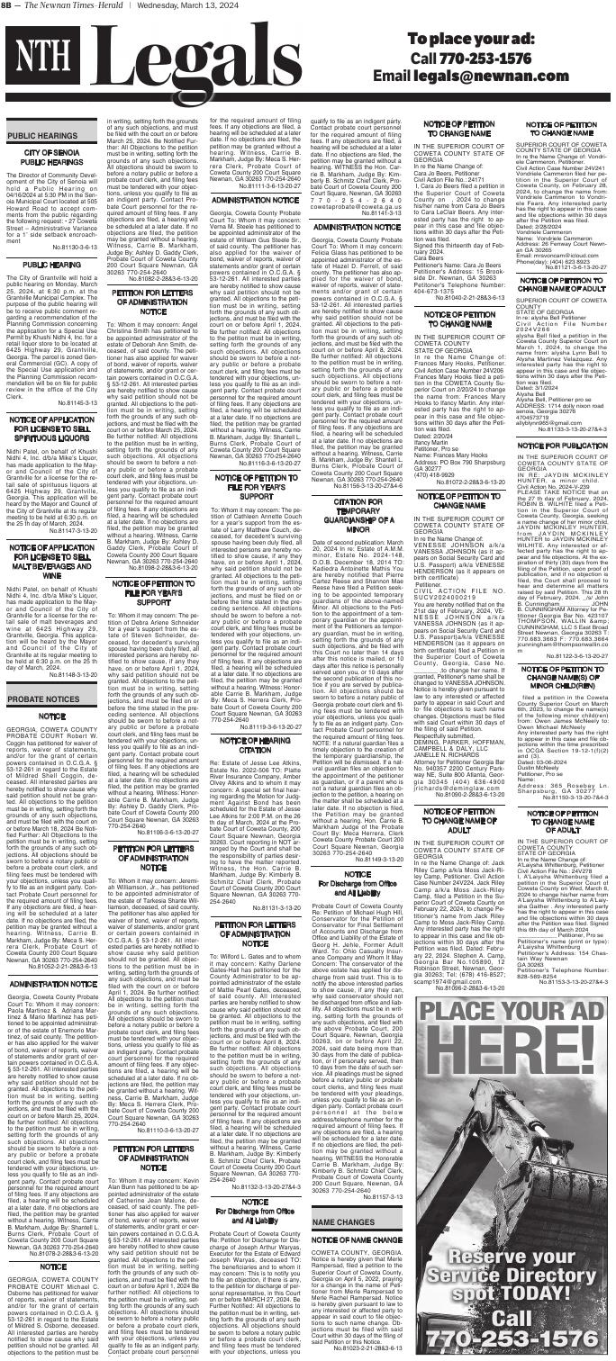 Page B08 The Newnan TimesHerald