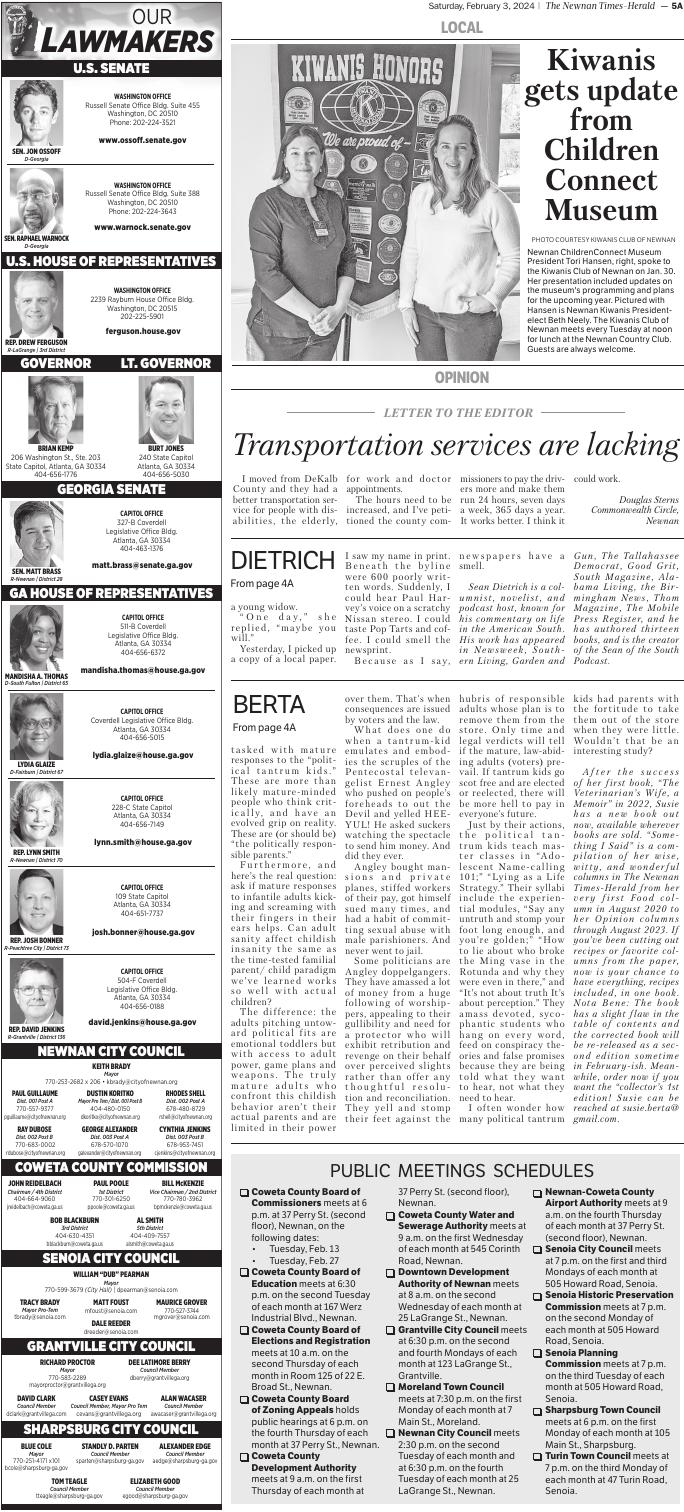 Page A05 The Newnan TimesHerald