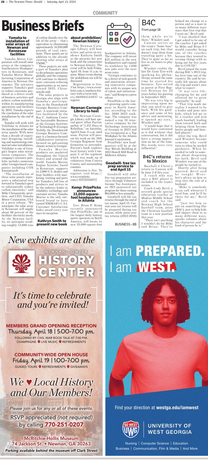 Page B02 The Newnan TimesHerald