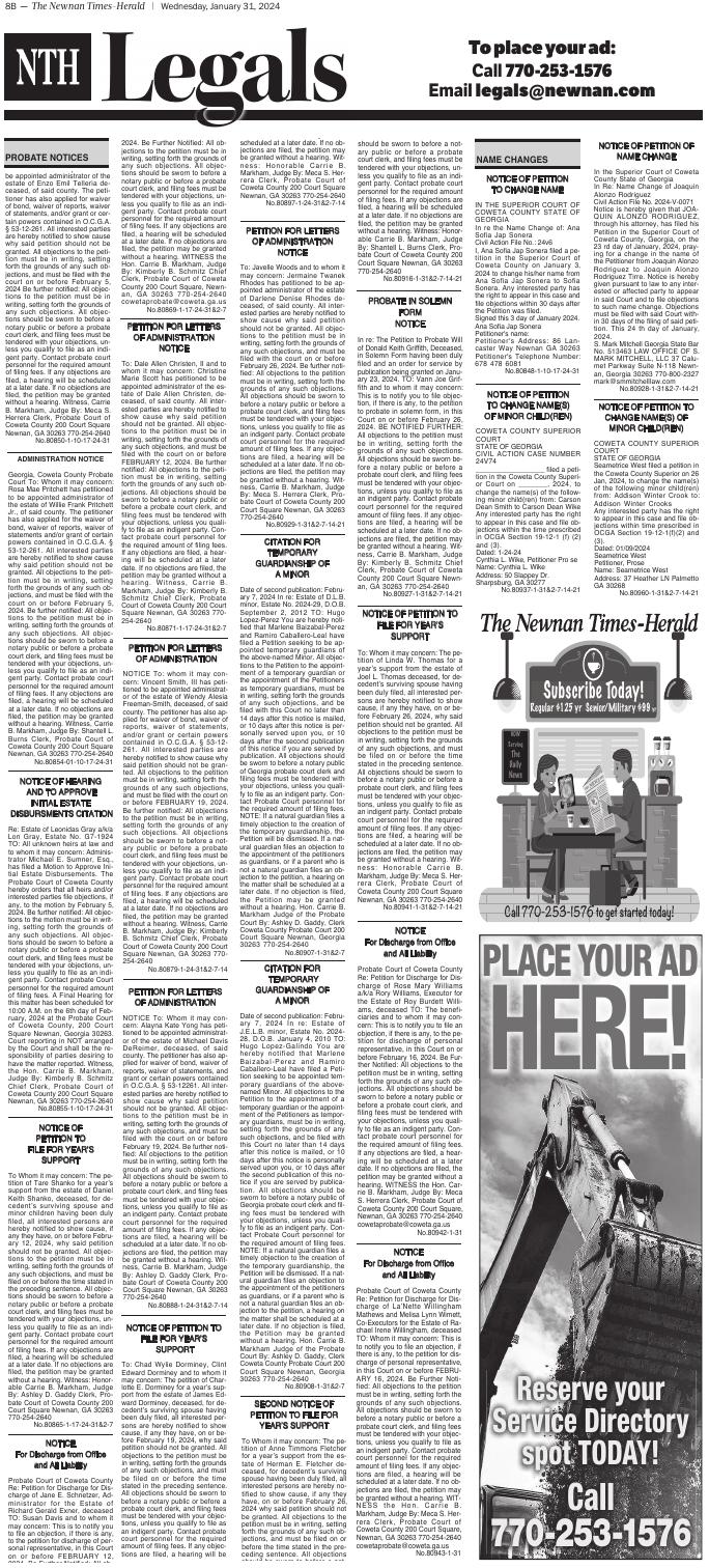 Page B08 The Newnan TimesHerald