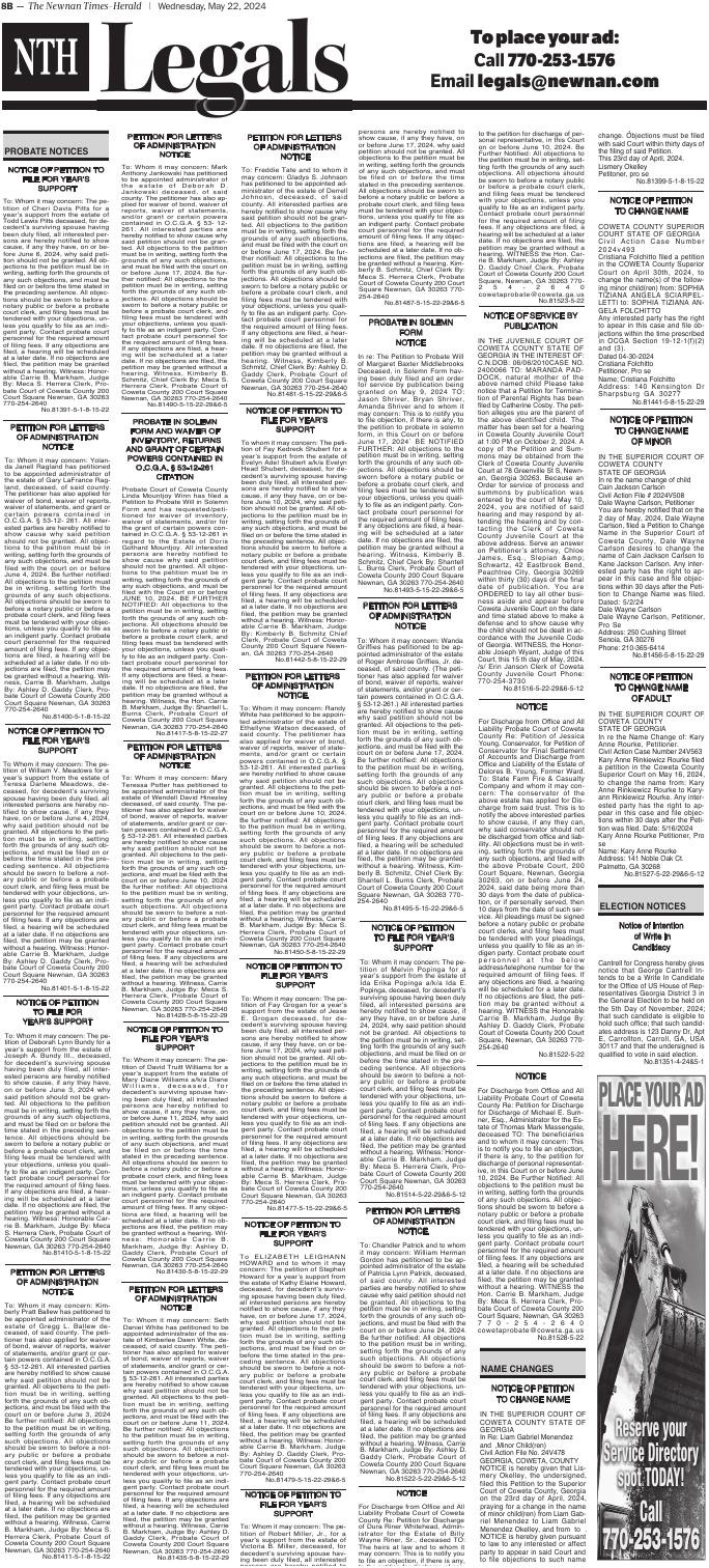 Page B08 The Newnan TimesHerald