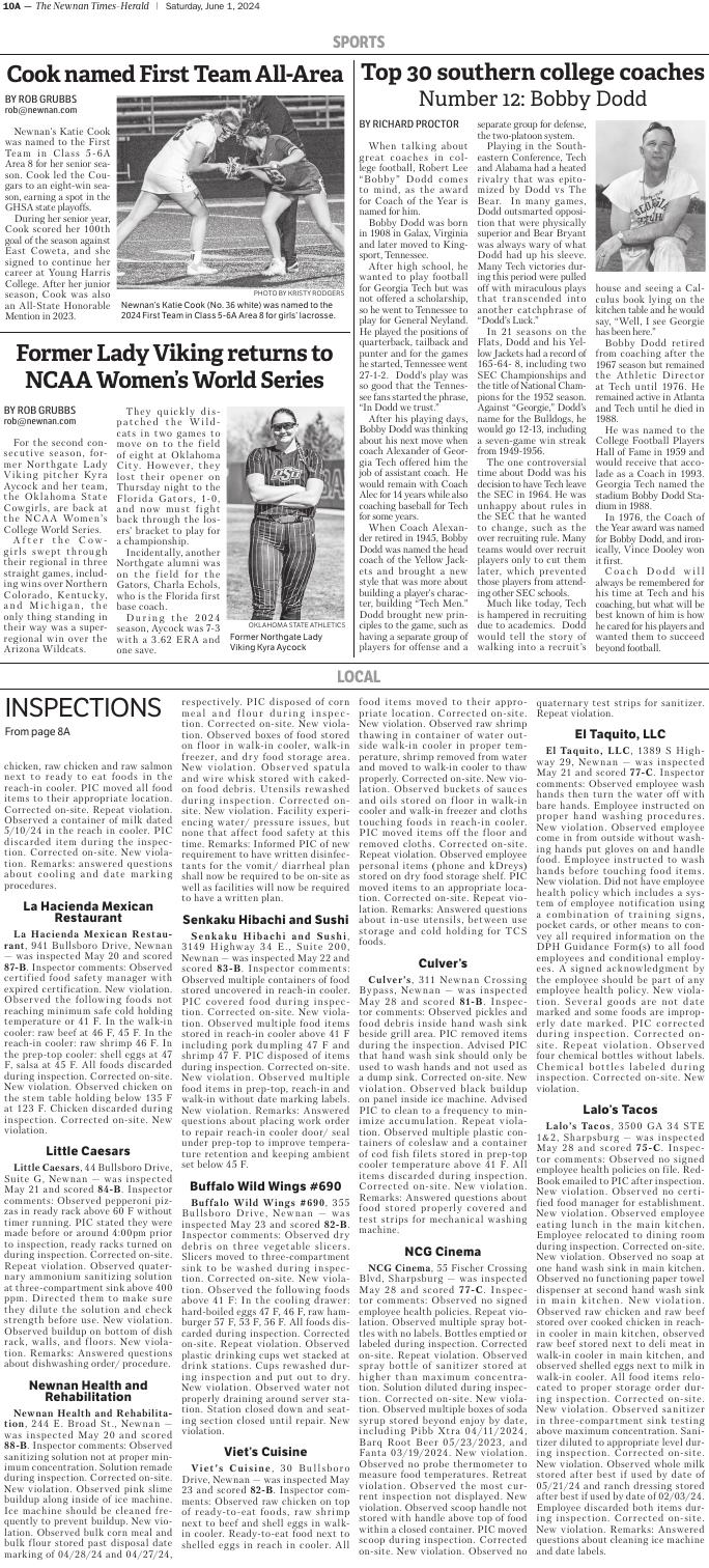 Page A10 The Newnan TimesHerald