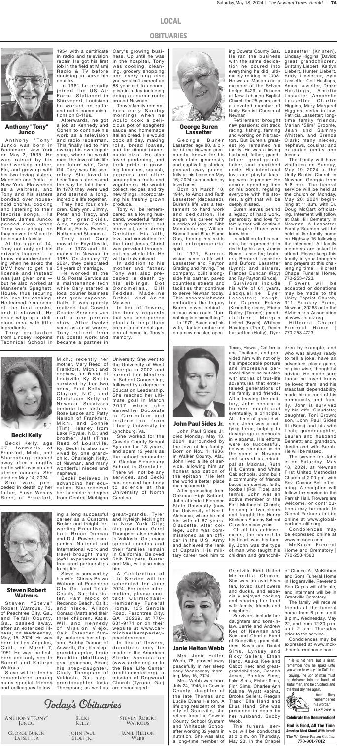 Page A07 The Newnan TimesHerald