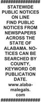 Statewide Public Notice