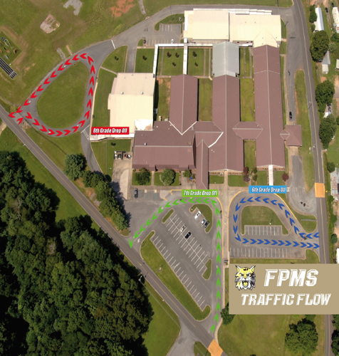 Back-to-School  Traffic Flow maps  (Fort Payne)