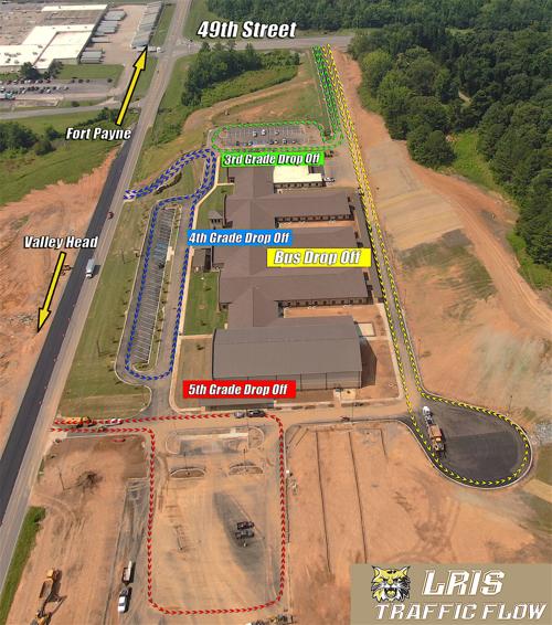 Fort Payne provides visual for new school traffic flow