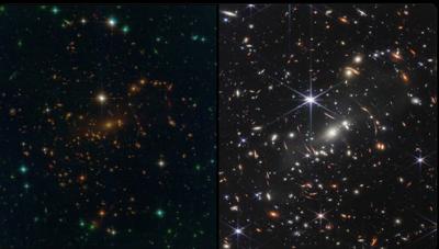 Telescope’s first pictures give us a stunning full image of galaxy cluster