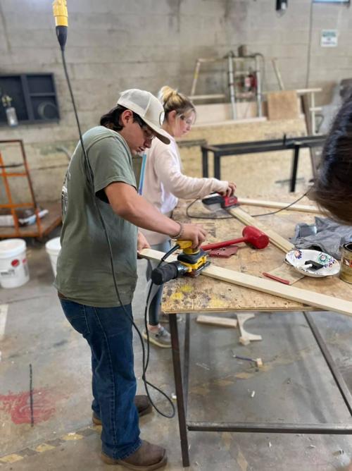 Sylvania FFA works to better campus with hands on projects
