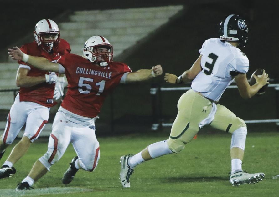 PREP FOOTBALL Collinsville 28, Section 0 Sports