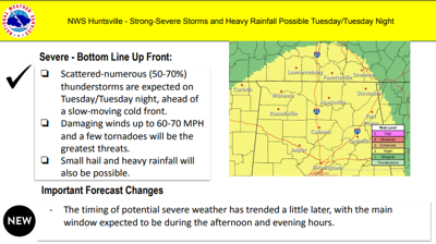 Severe weather possible this week | | times-journal.com