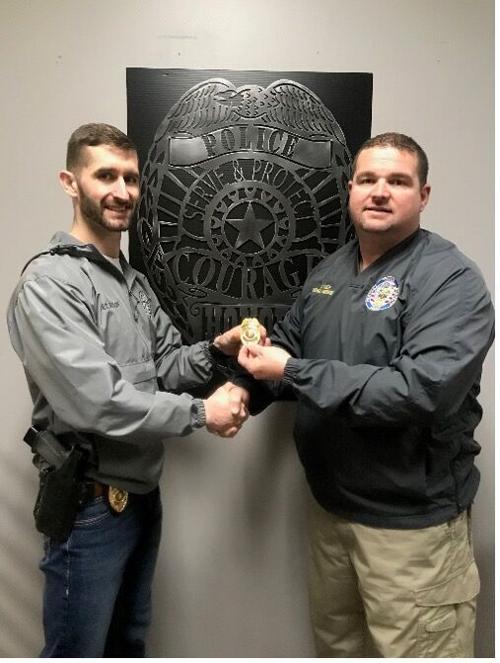 Josh Wilson promoted to lieutenant with PD