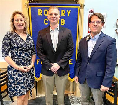 DeKalb Regional’s new orthopedic surgeon visits Fort Payne Rotary