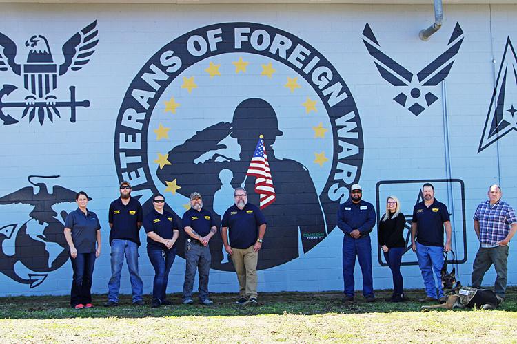 Mural dedicated at VFW Post in Fort Payne