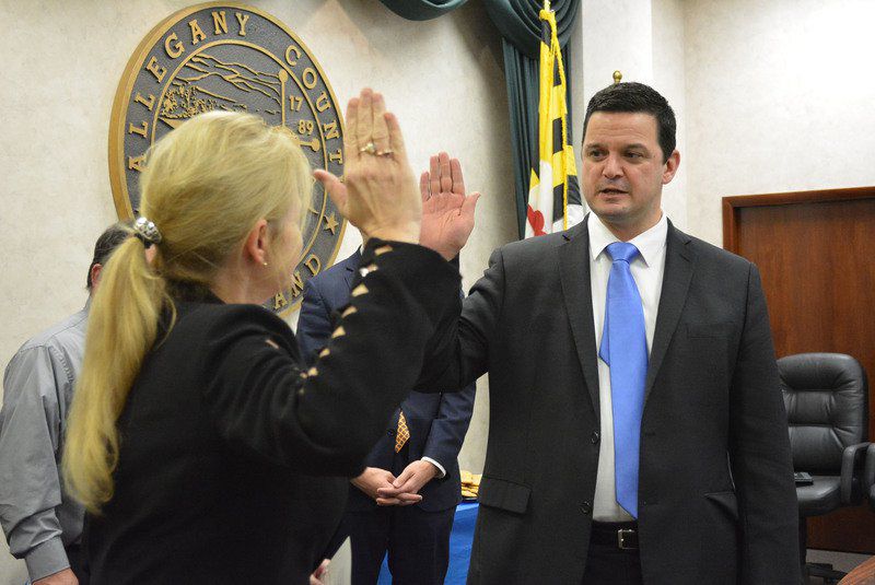 Caporale sworn in as Allegany County commissioner Local News