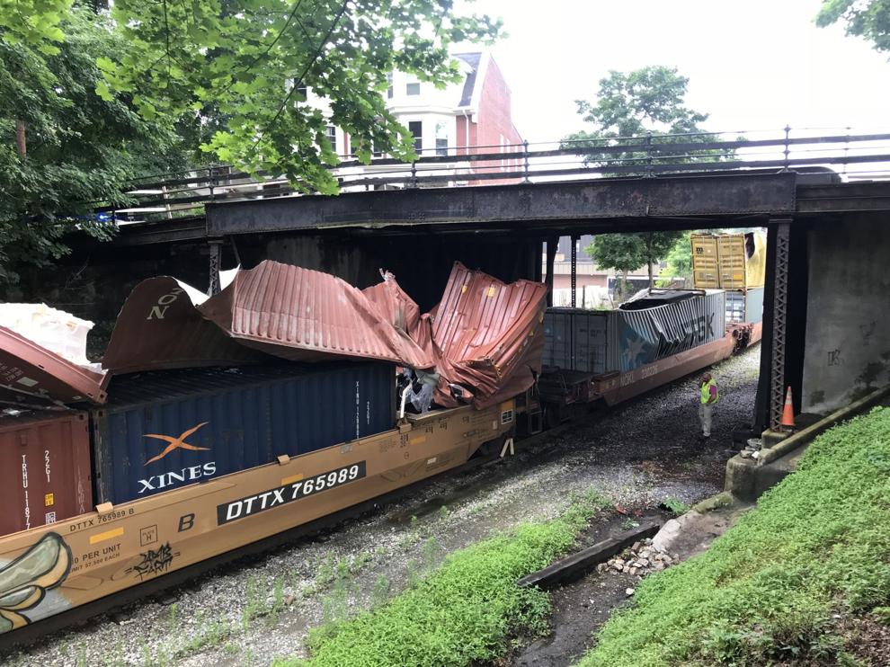 THE LATEST Details are few regarding bridges hit by CSX train's cargo