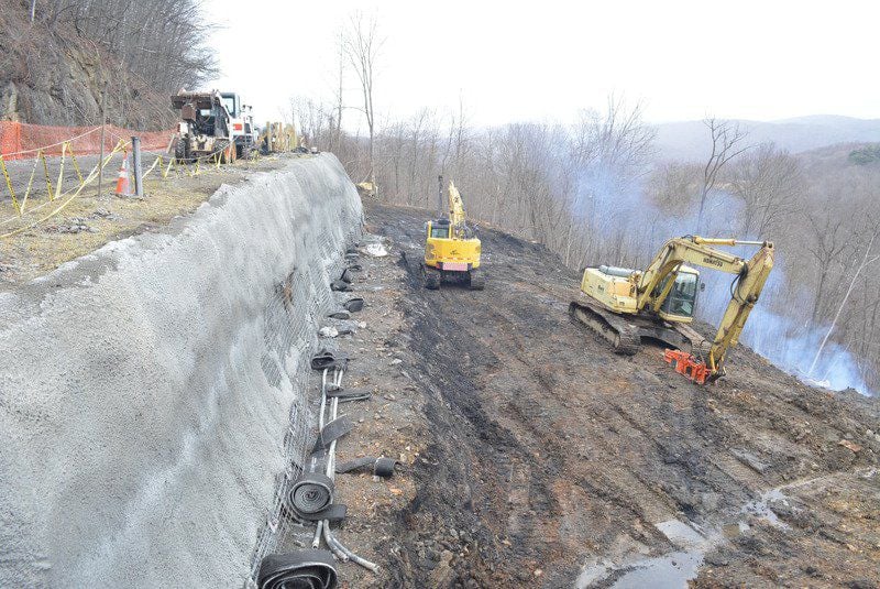 Repair work continues on scenic railroad landslide | Local News | times ...