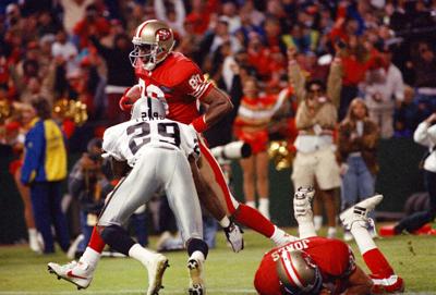 Today in Sports, Sept. 5 — SF wide receiver Jerry Rice surpasses Jim Brown  as NFL's career TD leader with 127, Sports
