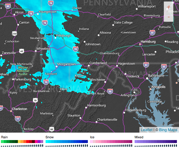 Winter weather advisory in Allegany County begins at 7 p.m. Local