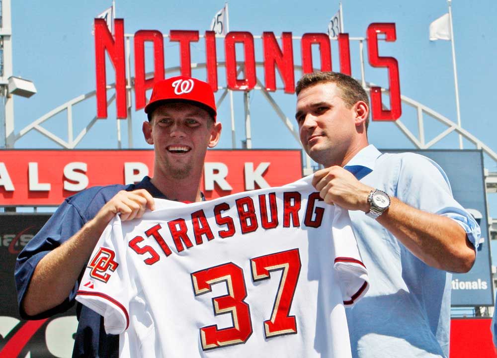 Vintage Washington Nationals Jersey Stephen Strasburg 37 